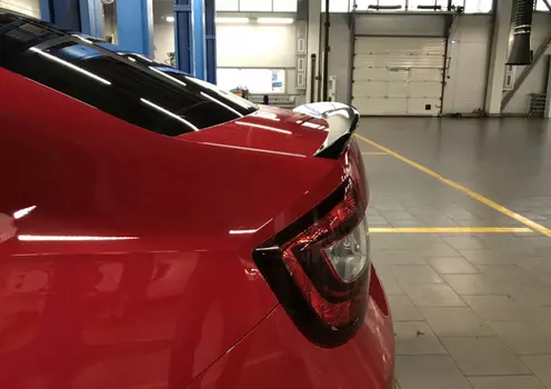 Спойлер задний (грунт,спорт дизайн) 5JH071641A для Skoda Rapid 2020 -