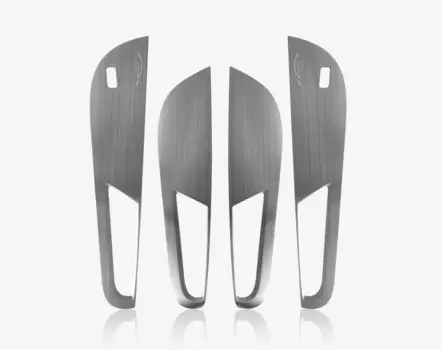 Стальные накладки на низ внутренние поверхности дверей для SKODA Kodiaq (2017 - по н. в.)