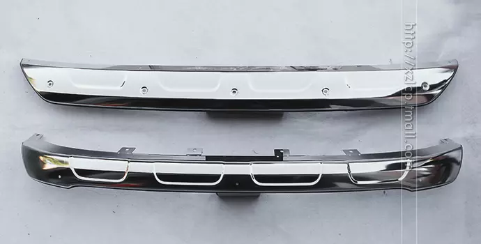 Стильные накладки на бампера для Peugeot 3008 (2009 - 2014)