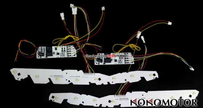 Светодиодный комплект в передние ДХО для Hyundai Genesis DH (2014 - 2017)