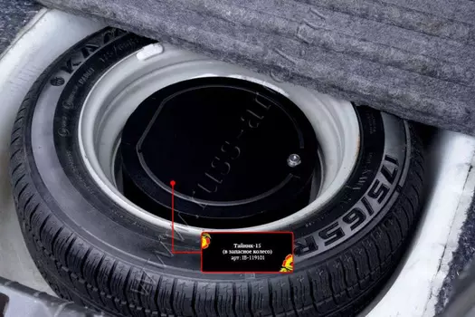 Тайник-15 в запасное колесо