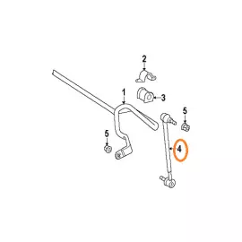 Тяга стабилизатора TOYOTA 4882033080/4881033080