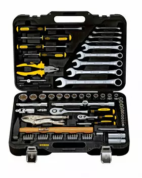 Универсальный набор инструментов (78 предметов, 1/2" - 1/4") BERGER BG078-1214