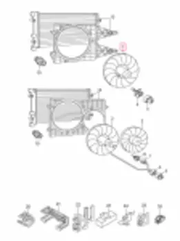 Вентилятор радиатора RF-1178