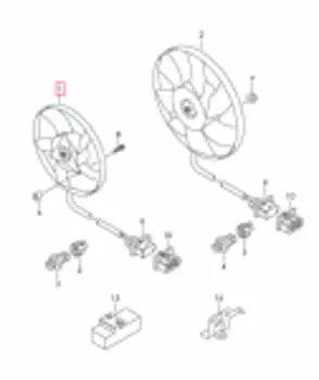 Вентилятор радиатора RF-1510