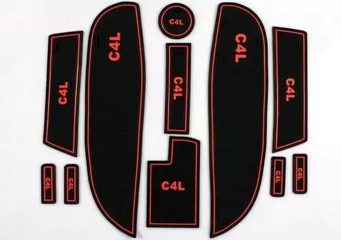 Вкладыши (красные) для Citroen C4 Седан 2013 - 2016