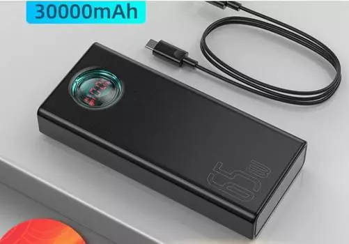 Внешнее зарядное устройство, черное Baseus BASE00195