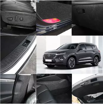 Ворсовая обшивка элементов салона и багажника для Санта Фе 4 (Hyundai Santa Fe 2018 - 2019)
