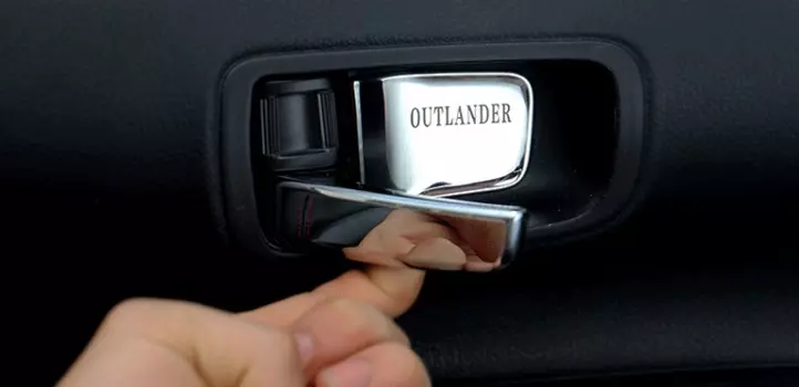 Вставки в дверные ручки для Mitsubishi Outlander 2012 - 2018