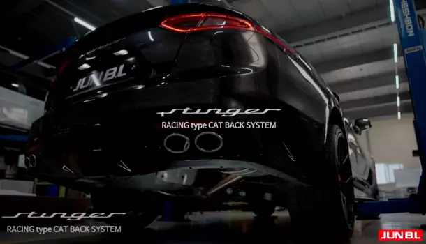 Выхлопная система Jun.BL CK-11 для KIA Stinger 2018 -