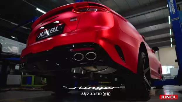 Выхлопная система Jun.BL CK-12 для KIA Stinger 2018 -