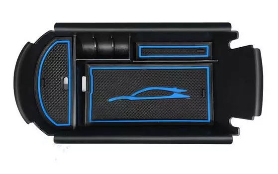 Ящик для мелочей в подлокотник с ковриками-вкладышами для Toyota C-HR 2018 -