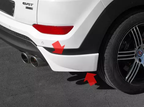 Задние угловые спойлеры для Hyundai Tucson (2015- по н.в. )