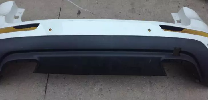 Задний бампер крашенный для Zotye Coupa (Zotye T600 coupe) 2017 - 2019