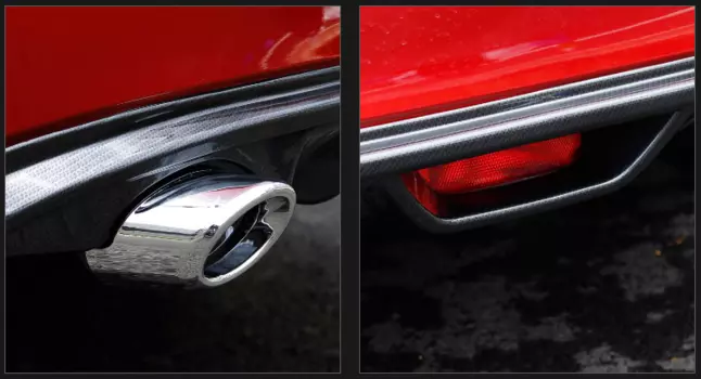 Задний диффузор Axela Sport для Mazda 3 2013-2017