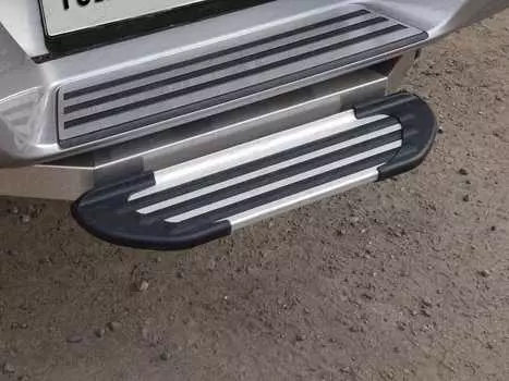 Задняя подножка алюминиевая ''Silver'' TCC TCUP3S