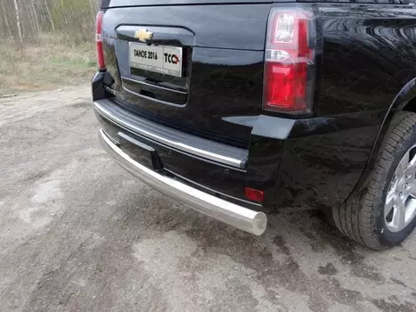Задняя защита 76ммCHEVTAH16-20 Chevrolet Tahoe IV 2015-