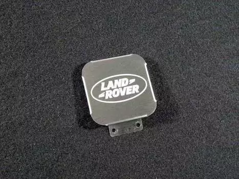 Заглушка на фаркоп с логотипом Land Rover (нержавеющая сталь) Land Rover