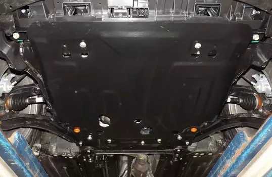 Защита "Alfeco" стальная картера и КПП для Renault Koleos 2017 -