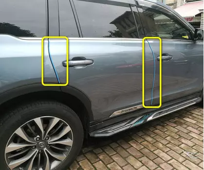 Защита боковых дверей для GAC Trumpchi GS8 2018, 2019, 2020