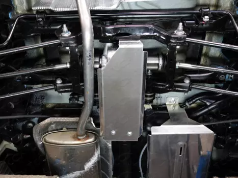 Защита дифференциала (алюминий) ТСС для Renault Kaptur 2016 -