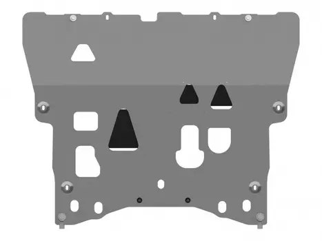 Защита картера 2.0T 320л.с (алюминий,5 мм) Металлопродукция 25.2891 для Volvo XC 90 2015-