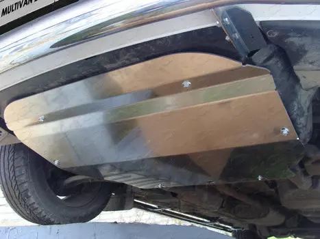 Защита картера (алюминий) 4 мм Компания ТСС ZKTCC00038 Volkswagen T5/T6 Multivan 2010-