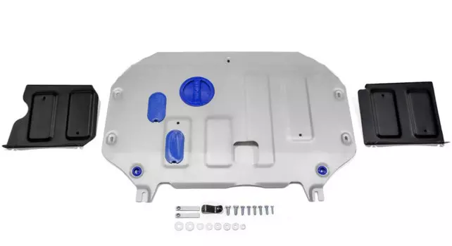 Защита картера (алюминий, толщина 4 мм.) Rival 333.2827.1 для KIA Soul 2017 -