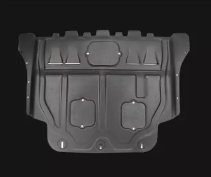 Защита картера и КПП (пластиковая сталь) Ling Rui LNG00100 для Chery Tiggo 2 Pro 2021-