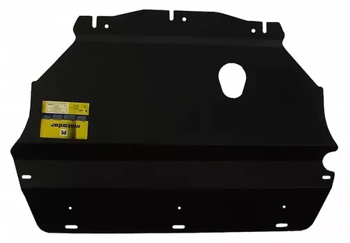 Защита картера Мотодор со сливным отверстием для Volkswagen Tiguan (2007 - 2016)