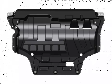 Защита картера (сталь 1.8мм)26.3333 для Volkswagen Tiguan 2017-