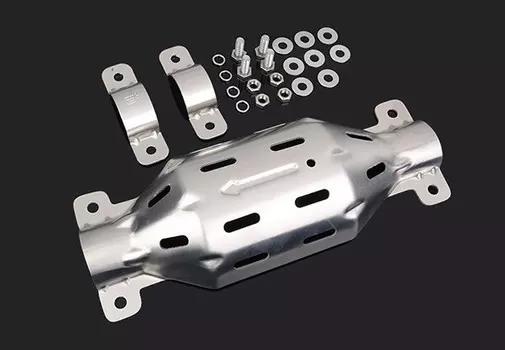 Защита каталитического нейтрализатора (алюминий) для Geely Atlas 2018 -