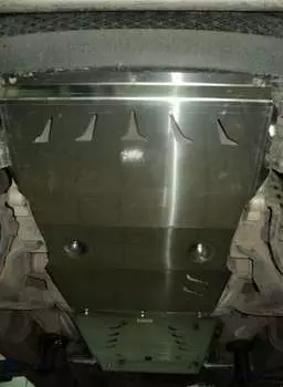 Защита КПП и РК, алюминий (V-2.5TD) АВС-Дизайн 14.05ABC Mitsubishi L200 (4G) 2006-