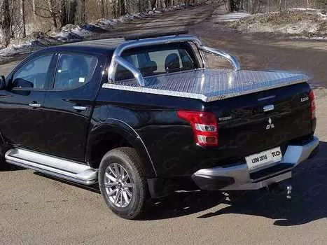 Защита крышки кузова со светодиодной фарой TCC MITL20019-15 Mitsubishi L200 2019-