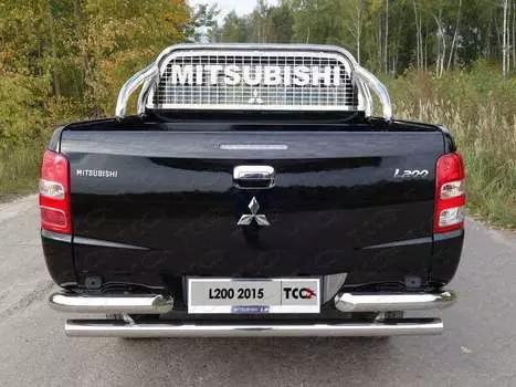 Защита кузова и заднего стекла 75х42 мм Компания ТСС MITL20015-47 Mitsubishi L200 2015 - 2018
