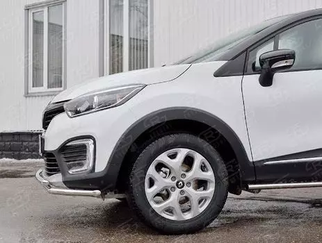 Защита переднего бампера d42 секция-d42 дуга для Renault Kaptur 2016 -