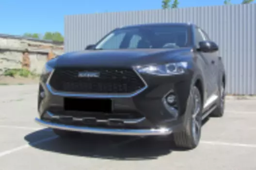 Защита переднего бампера d57 для Haval F7 (Хавал Ф7)