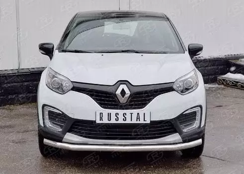 Защита переднего бампера d63 секция для Renault Kaptur 2016 -