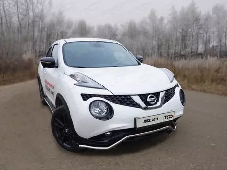 Защита передняя (кенгурин) 42,4 мм ТСС NISJUK2WD14-01 для NISSAN Juke (2010 - по н.в.)