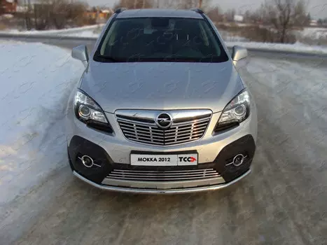 Защита передняя нижняя 42,4 мм (4WD Turbo) Компания ТСС OPMOK4WDT12-01 Opel Mokka 2012 - 2015