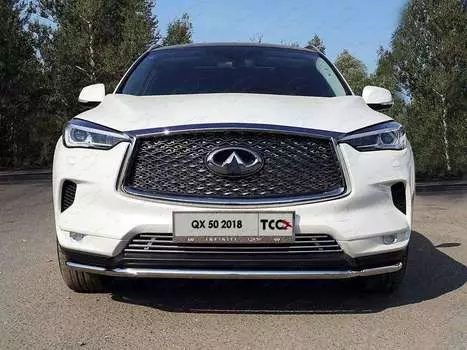 Защита передняя нижняя 42,4 мм Компания ТСС INFQX5018-22 Infiniti QX50 2018-