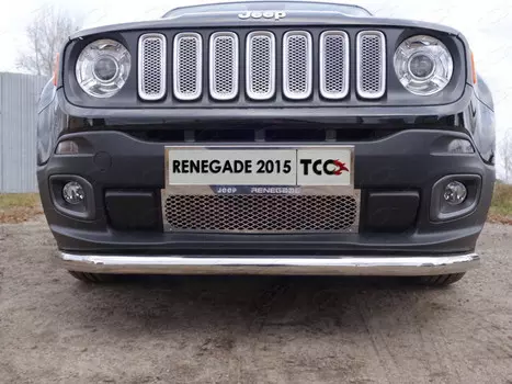 Защита передняя нижняя 60,3 мм (4WD) Компания ТСС JEEPREN4WD15-01 Jeep Renegade 2015-