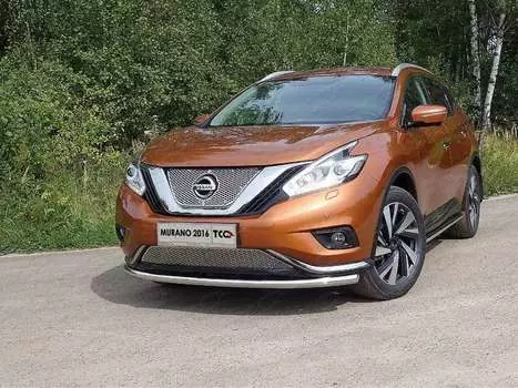 Защита передняя нижняя 60,3 мм Компания ТСС NISMUR16-07 Nissan Murano 2016-