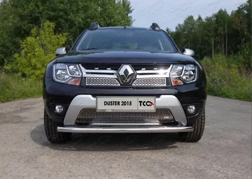Защита передняя нижняя 60,3 мм Компания ТСС RENDUST15-04 Renault Duster 2015-