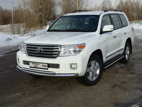 Защита передняя нижняя 76,1/50,8 мм Компания ТСС TOYLC20012-12 Toyota Land Cruiser J200 2012 - 2015