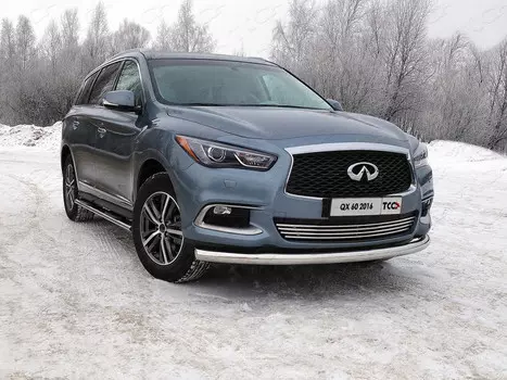 Защита передняя нижняя 76,1 мм Компания ТСС INFQX6016-37 Infiniti QX60 2016-