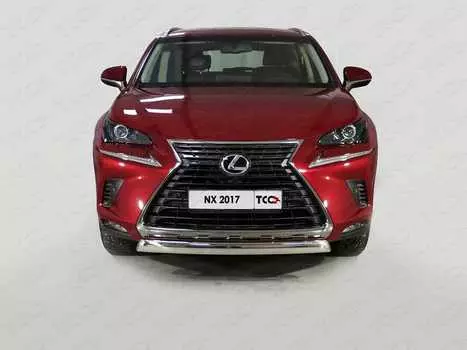 Защита передняя нижняя (овальная) TCC LEXNX17-19 Lexus NX 2017-
