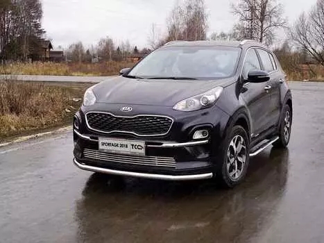 Защита передняя нижняя TCC KIASPORT18-19 Kia Sportage 2018-