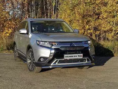 Защита передняя нижняя TCC MITOUT18-35 Mitsubishi Outlander 2018-