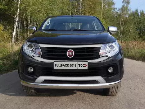 Защита передняя (овальная) TCC FIAFUL16-01 для Fiat Fullback 2016 -